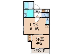 H-maison東住吉Ⅱの物件間取画像